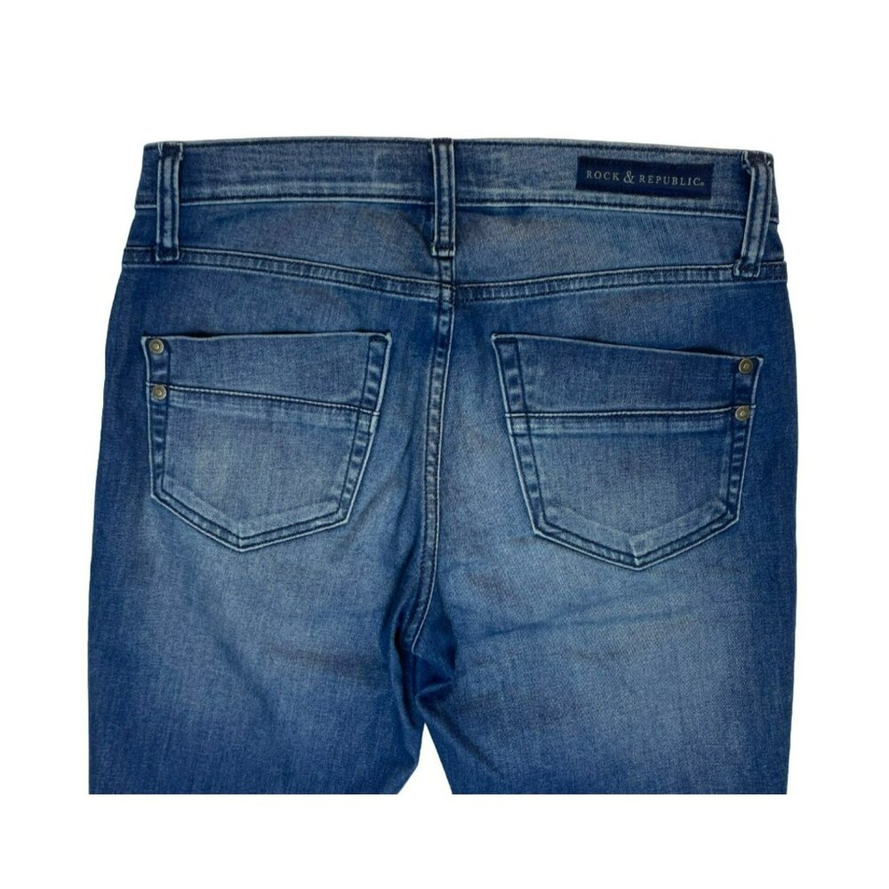 Rock & Republic Jeans Size 6 Kashmiere Midrise Stretch Skinny Womens - Picture 9 of 10
